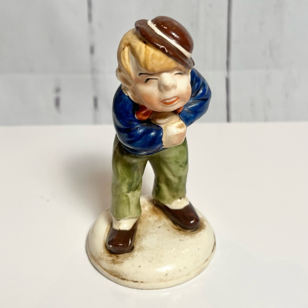 Vintage Disney Lampwick Figurine Pinocchio Ceramic 5" Japan WDP